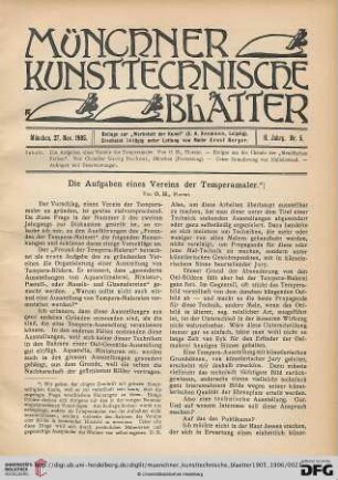 2: Die Aufgaben eines Vereins der Temperamaler [3]
