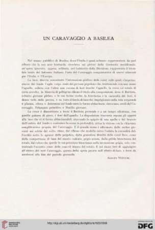 23: Un Caravaggio a Basilea