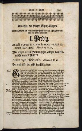 367-380, Am Fest der heiligen Schutz-Englen