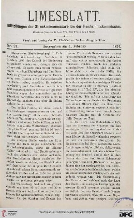Nr. 21 (1. Februar 1897)