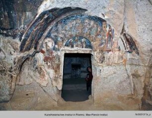 Die Ausmalung der Vorhalle : Die Deesis und Pfingsten, Heilige und das Bildnis König Georg IV. Lashas (?)