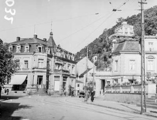 Bad Schandau, Blick zur Gaststätte Schloß-Bastei
