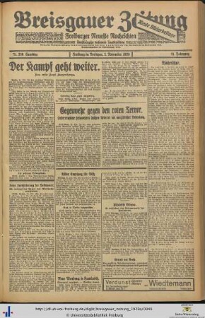 Nr. 256-281 (November 1929)
