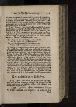 Von unbestimmten Aufgaben.
