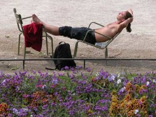Im Jadrin du Luxembourg, großer innerstädtischer Park im Quartier Latin