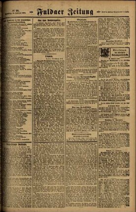 Zweite Ausgabe vom Samstag, den 15. Februar 1919.
