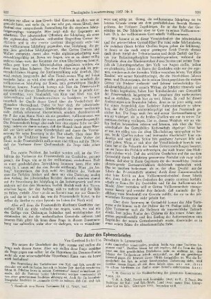 325-334 Der Autor des Epheserbriefes