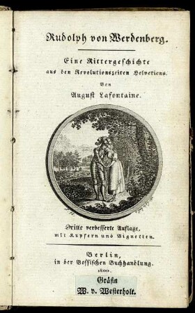 Rudolph von Werdenberg : Eine Rittergeschichte aus den Revolutionszeiten Helvetiens