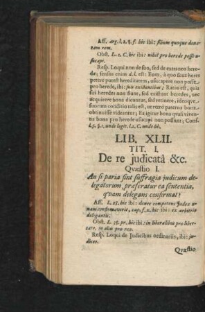 Lib. XLII. Tit. I. - VIII.