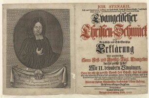 Bildnis des M. Joh. Avenarius
