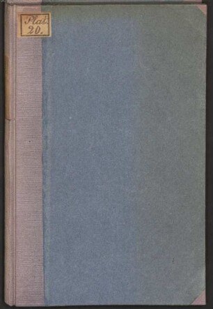 Nachlass von August Graf von Platen-Hallermünde (1796 - 1835) - BSB Plateniana, 20. August Graf von Platen-Hallermünde (1796 - 1835) Nachlass: Polenlieder - BSB Plateniana 20