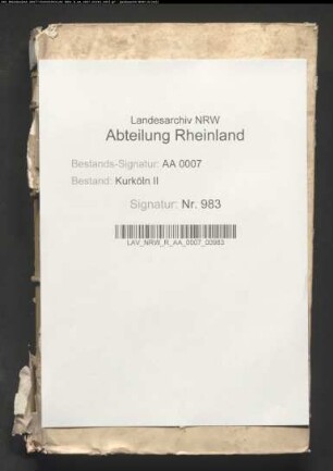Verhandlungen des Landtags 1720 Februar-Mai zu Bonn; Zollangelegenheiten; Supplik der Einwohner von Rosellen, Nievenheim, Neukirchen und Norf; Supplik der vestischen Ritterschaft; Protokollauszug des 1720 November gehaltenen vestischen Landtags zu Recklinghausen