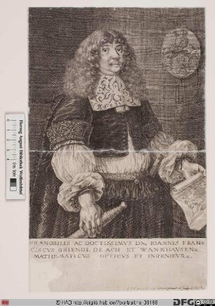 Bildnis Johann Franz Griendel (von Ach auf Wankhausen)