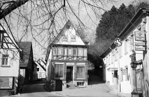 Krautheim: Schmales Fachwerkhaus