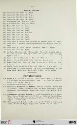 Privatpersonen (Nr. 1146-1170)