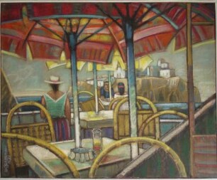 Straßencafé in Konstanza