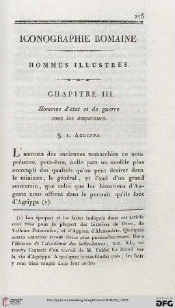 Chapitre III: Hommes d'état et de guerre sous les émpereurs