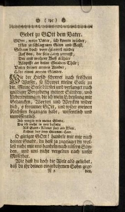195-205, Gebet zu Gott dem Vater; ...