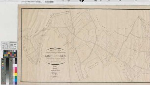 Nienberge (Münster), Teilung der Kirchheide, Brouillonkarte