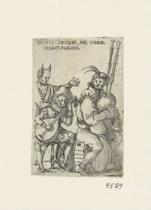 Gehör (drei Musikanten), aus: "Fünf Sinne"