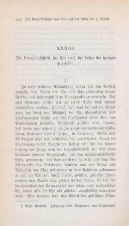 542-559 Die Unauflöslichkeit der Ehe nach der Lehre der heiligen Schrift