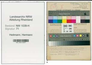 Entnazifizierung Hermann Heitmann , geb. 22.01.1911 (Beamter)