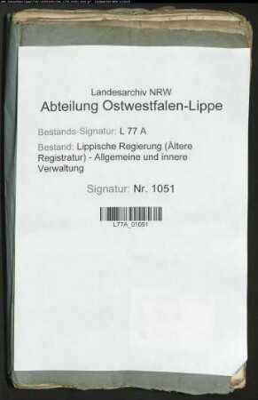 Absetzung des Rats und Amtmanns Behmer zu Horn