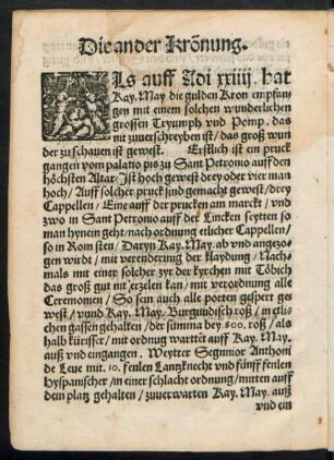 Die ander Krönung.