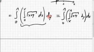 24A.1 Beispiel Doppelintegral, Volumen zwischen Funktionsfläche und Dreieck