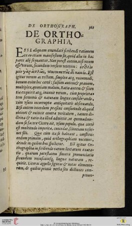 De orthographia