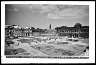 Dresden, Zwinger, Wallpavillon mit Gemäldegalerie