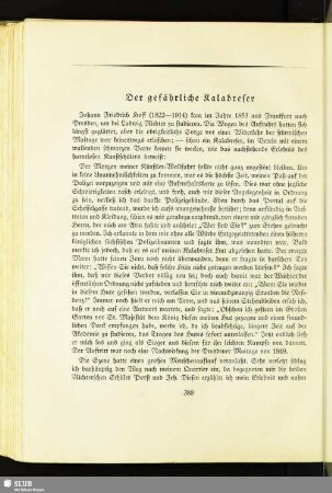 Der gefährliche Kalabreser