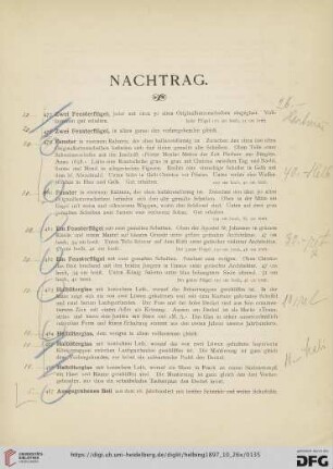 Nachtrag (Nr. 477-502)
