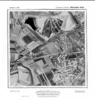 Weisweiler West, Gauß-Krüger-Koordinaten: Rechtswert: 2520, Hochwert: 5632