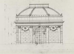 Gemäldegalerie, Entwurf für Kuppel