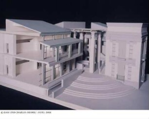 Williams College, Museum of Art - Modell des Eingangsbereiches
