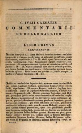 Commentarii ... : acced. libri de bello Alexandrino, Africano et Hispaniensi