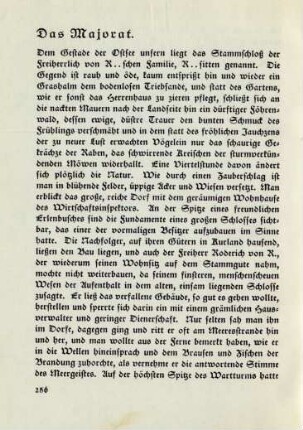 Das Majorat