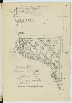Marienkirche, Danzig: Details (aus: Skizzen- und Fotoalbum 20)