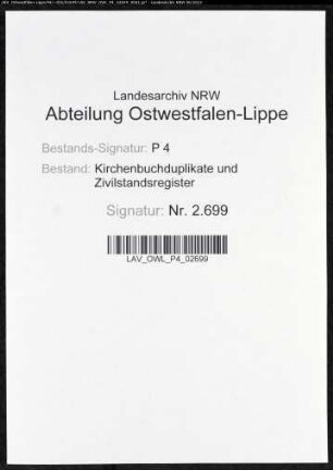 Kirchenbuchduplikat der evangelischen Gemeinde Lünern (GHT 1840-1849, GHT 1860-1862, GHT 1870-1874). (Gemeinde: Lünern, evangelische Gemeinde)