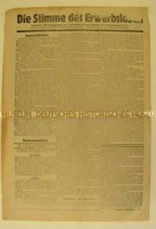Mitteilungsblatt des Selbsthilfe-Siedler-Bundes der Erwerbslosen E.V.