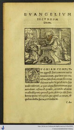 Evangelium Secundum Lucam.