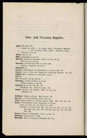 232-244, Ort- und Personenregister