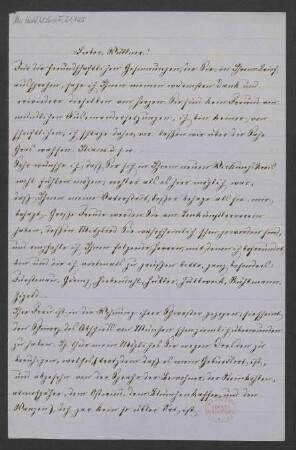 Brief an Franz Wüllner : 25.09.1877