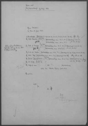 Eybach: Visitationsbericht mit Pfarrbericht 1951