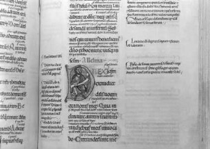 Psautier / Psalterium glosatum sine titulo / Psalterium glosatum / Psautier glosé / Psalter der Abtei Vauclair — Initial D, Folio fol. 194 r