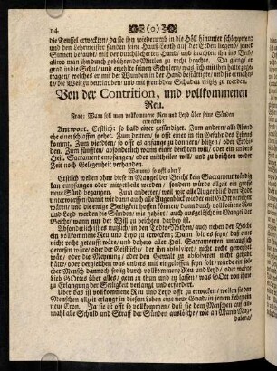 14-24, Von der Contrition, und vollkommenen Reu; ...