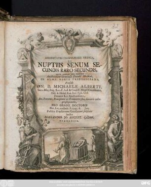 Dissertatio Inauguralis Medica, De Nuptiis Senum Secundis Raro Secundis