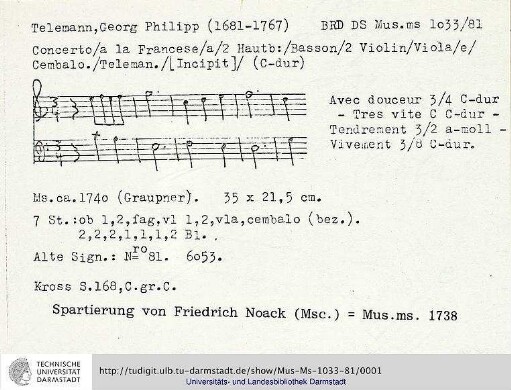 Konzert C-Dur