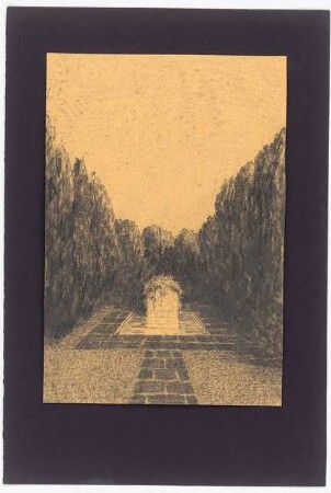 Kriegerdenkmal, Oestrich: Perspektivische Ansicht
